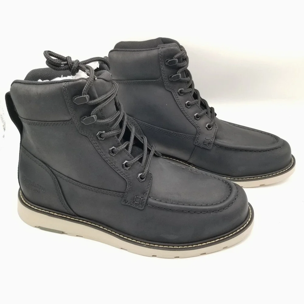 Dunham Men‎ Lace Up Brisco Boots  Sz 11 2E Black Waterproof Leather Outdoor